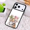Raccoon Fox Animal Flower Shockproof Phone Case for iPhone 17 Air 16e 15 11 12 14 13 Pro Max Cover Coque