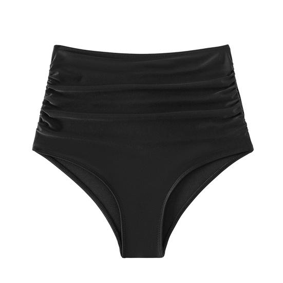 Yousheng Swimming Trunks Quick-Drying High Waist Pure Color Men Water Repellent Swim Trunks Hip Lift Beach Pool Wear