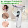 7 Color Neck Beauty Device EMS Face Lifting Machine Double Chin Remover LED Anti Wrinkle Skin Tightening Facial Massager