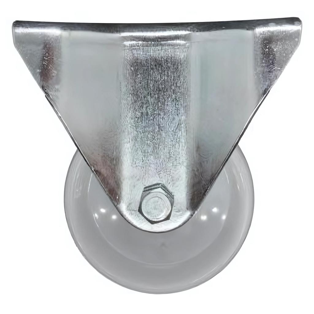 Fixed wheel castor 80mm 120kg FPPP 0801 WHITE polypropylene