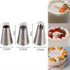 5Pcs Round Icing Piping Nozzles Diy Cream Writting Cake Decorating Tips Macaron Cookies Pastry Nozzles For Decorating Cakes