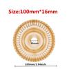 Grinder Wheel Disc 4 Inch Wood Shaping Wheel Wood Grinding Shaping Disk for Angle Grinders with 5/8" Arbor
