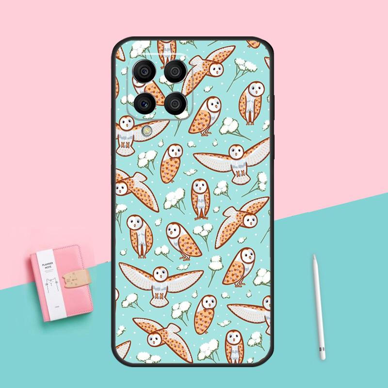 Süße Eulen Für Samsung Galaxy M32 M52 M31 M16 M11 M21 M13 M33 M35 M53 M55 M15 M14 M34 M54 M12 M06 Hülle