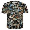 Unisex 3D Printed Map T-Shirt For Women Funny Animal Pattern Tees Summer Oversized O-Neck Top Harajuku Short Sleeve T Shirts Streetwear