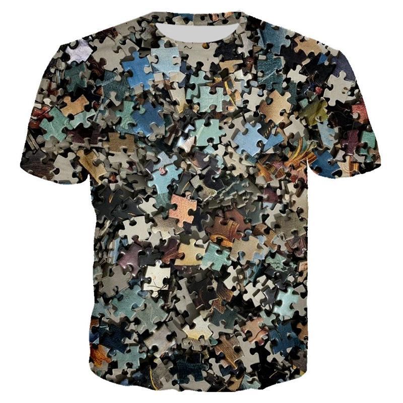 Unisex 3D Printed Map T-Shirt For Women Funny Animal Pattern Tees Summer Oversized O-Neck Top Harajuku Short Sleeve T Shirts Streetwear