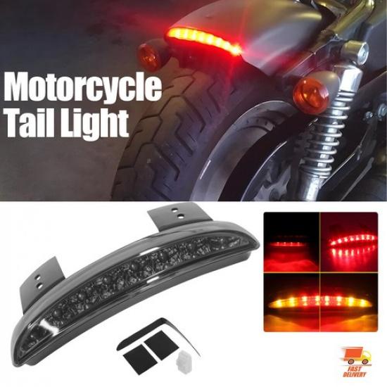 LED Fender Brake Tail Light Turn Signal For Harley Sportster 883 1200 Iron Dyna