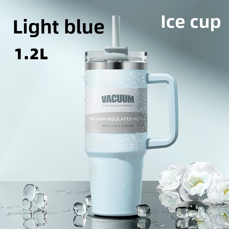 40oz Auto-Becher 304 Edelstahl Stroh Thermobecher Kalt Bullock Becher Auto Wasserbecher Wasserflasche Hydroflask Trinkflasche