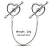 Stainless Steel Adjustable Nipple Clips Erotic Goods Nipple Stimulation Breast Bondage Restraint Fetish  Sex Toy for Woman