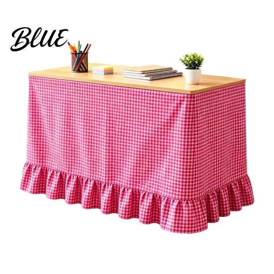 Classroom Desk Cover Gingham Ruffled Table Skirt Cottagecore Teacher Skirt for Classroom ClassroomDesk Plaid Tablecloth Birthday Wedding Baby Shower