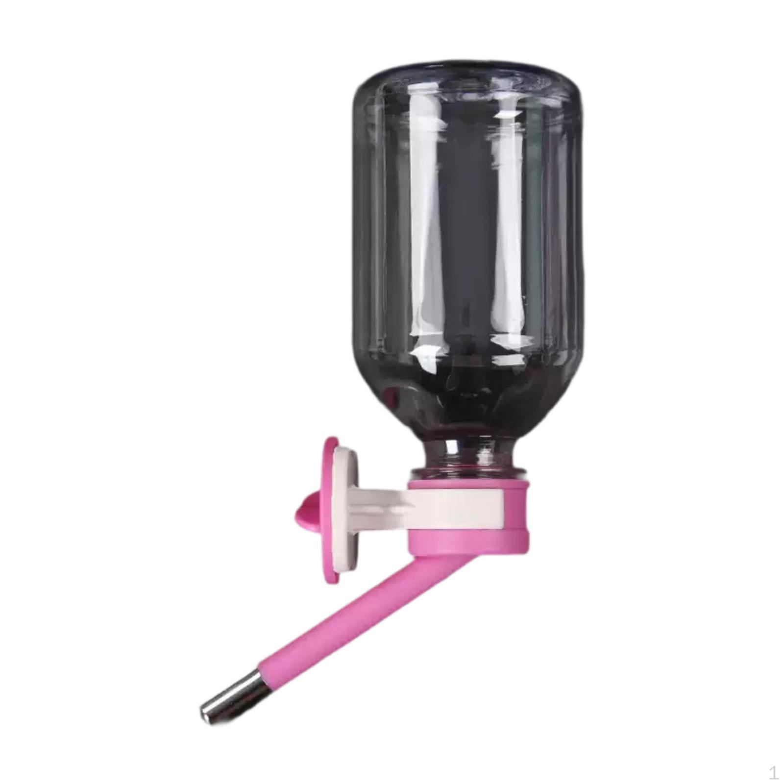 

Поилка для собак, питомник, клетка, чайник, бутылка для кормушки для кроликов 330ml розовый