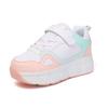Boy's Plus Size Fashionable Thick Soled Roller Skates Girl's Wheeled Sports Shoes Outdoor Sneaker