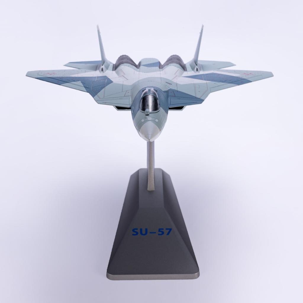 SU57 1/72 Metal Alloy Airplane Model(including base)Home Placement, Collection and Decoration Creative Gift