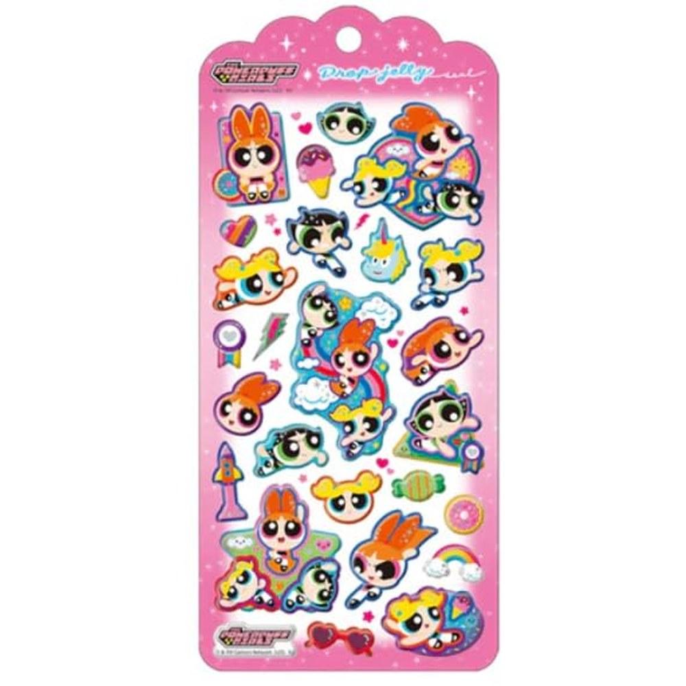 Crux Powerpuff Girls Character Drop Jelly Seal Stickers Cute Stationery Office Supplies Gift