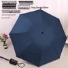 12-Rib Dual-Use Sun & Rain Umbrella for Men & Women - Large, UV Protection, Folding Double-Person Design