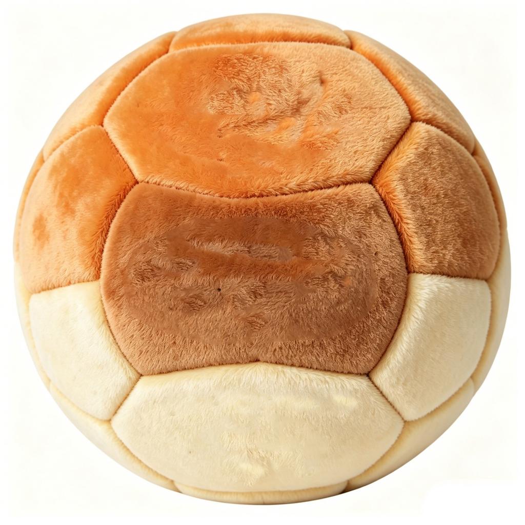 Plush Outdoor Football Sandbag Toy 6cm Soft Fabric Durable Stitching Suitable for Recreational Activities and Sports Training