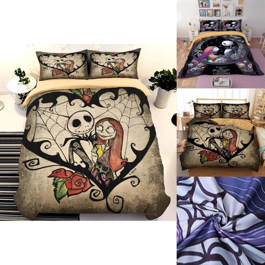Premium Three Piece Digital Print 3d Comforter Set Soft Microfiber Cartoon Bedding
