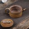 Yixing Handmade Purple Clay Teapot, Raw Ore, Gold Sand,tea Pot, Make A Splash Kung Fu Tea Set 310ml