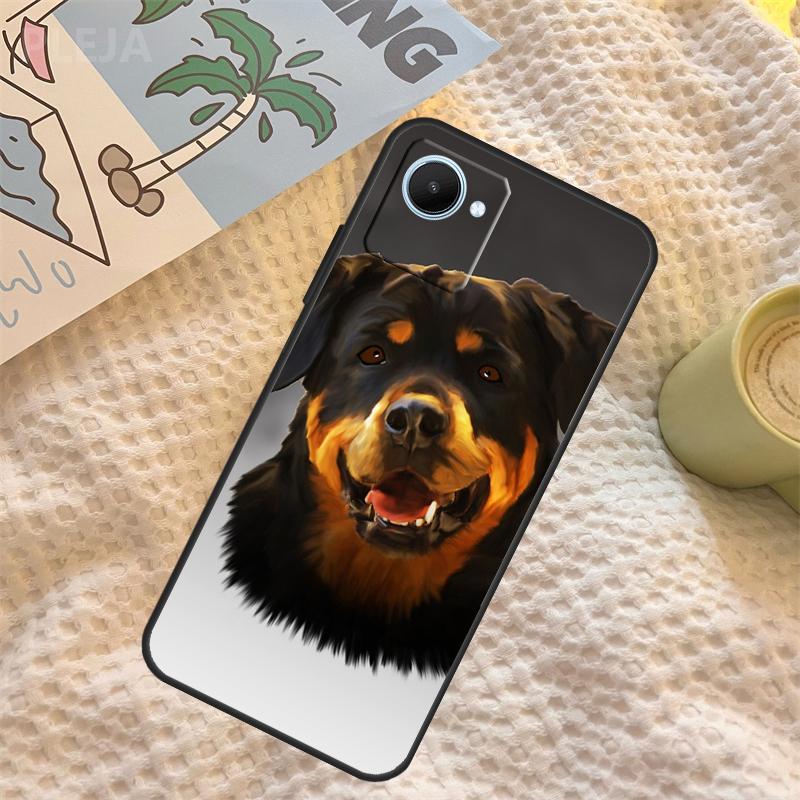Rottweiler Dog Case For Realme GT6 GT7 Pro C67 C65 C63 C61 C55 C53 C51 C35 C71 C75 11 12 13 14 15 Pro Plus
