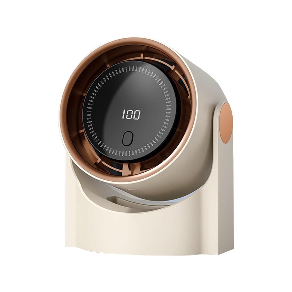 Desktop Fan Long Life Screen Digital Display Cycle Dormitory Wall-mounted High-speed Electric Fan, Wall-Mounted Desk Fan,Smart Timing