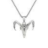 Vintage Goat Head Zodiac Sheep Pendant Necklace For Men Fashion Clavicle Chain