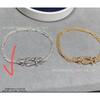 High-quality Horseshoe Buckle 8-character Smooth Half-diamond Full Diamond Bracelet for Couple Size, Diamond-encrusted Bracelet for Women