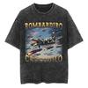 Yk Tshirt Men New In Top  Tees Mens TShirt Vintage Washed Bombardiro Crocodilo T Shirt Funny Plane Bomber Crocodile Meme