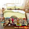 Bored Ape Yacht Club BYAC NFT Bettwäsche Set Einzel Doppel Full Queen King-Size Abmessungen Abmessungen Bettwäsche Set Aldult Kind Schlafzimmer Bettbezug Sets Anime