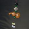 Key Charms Sandalwood Gourd Keychain Chinese Style Phone Charm  Car Key Accessories