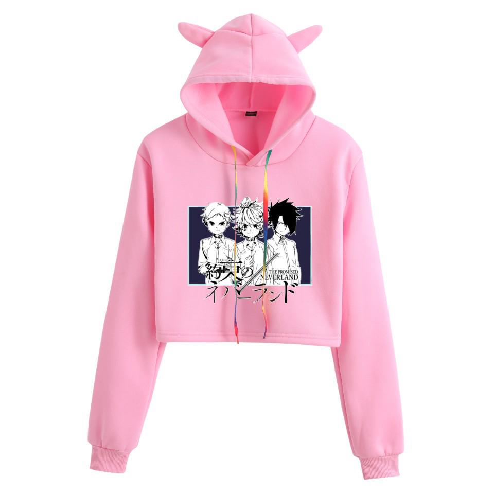 Anime "The Promised Neverland" Women's Hooded Long Sleeve Hoodie