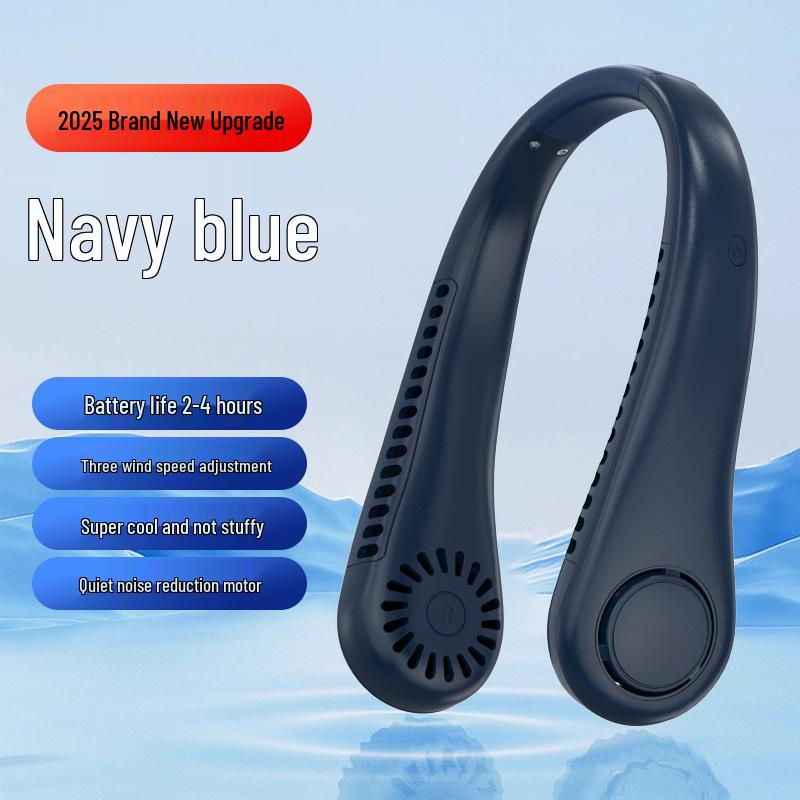 Portable Neck Fan: Long Battery Life, USB Rechargeable, Bladeless, Silent, Wearable and Compact