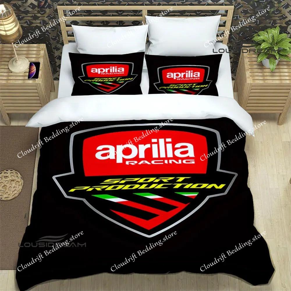 Aprilia Motorcycle Print Bedding Sets Exquisite Bed Supplies Set Duvet Cover Bed Comforter Set Bedding Set Luxury Birthday Gift