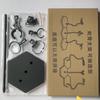 1/2 Pcs Action Figure Display Stands Adjustable Action Figure Display Holder Base Sturdy Base Clear Doll Model Support Stand
