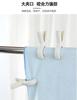 10pcs Large Windproof Plastic Clothes Pegs - Heavy Duty Laundry Clips for Bedding, Quilts, Socks, Home Drying