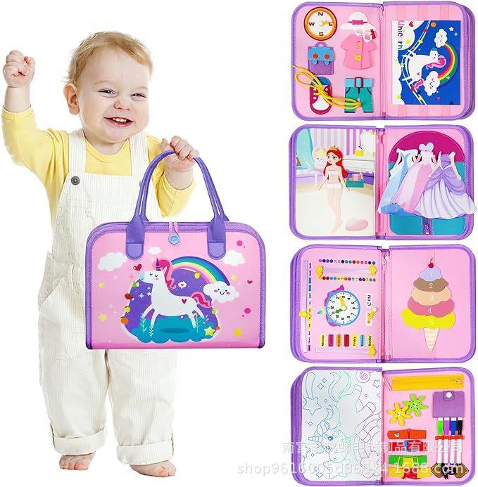 

Фетровая развивающая доска, Доска для одевания, Развивающие игрушки, Детская фетровая обучающая доска, Фетровое раннее развитие red; 22 * 28