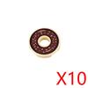 MOC City Food Building Blocks Vegetable Fruit Banana Pizza Chicken Dessert Wine Glass Printed Accessories Bricks Kids Toys N11