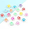 50 pcs Polymer Clay Animal & Fruit Style Mixed Color Flat Round Beads for DIY Bracelet Jewelry