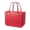 EVA Beach Bag Stylish Swimming Handbag Large Beach Bag with Holes for Shopping Swimming Picnic