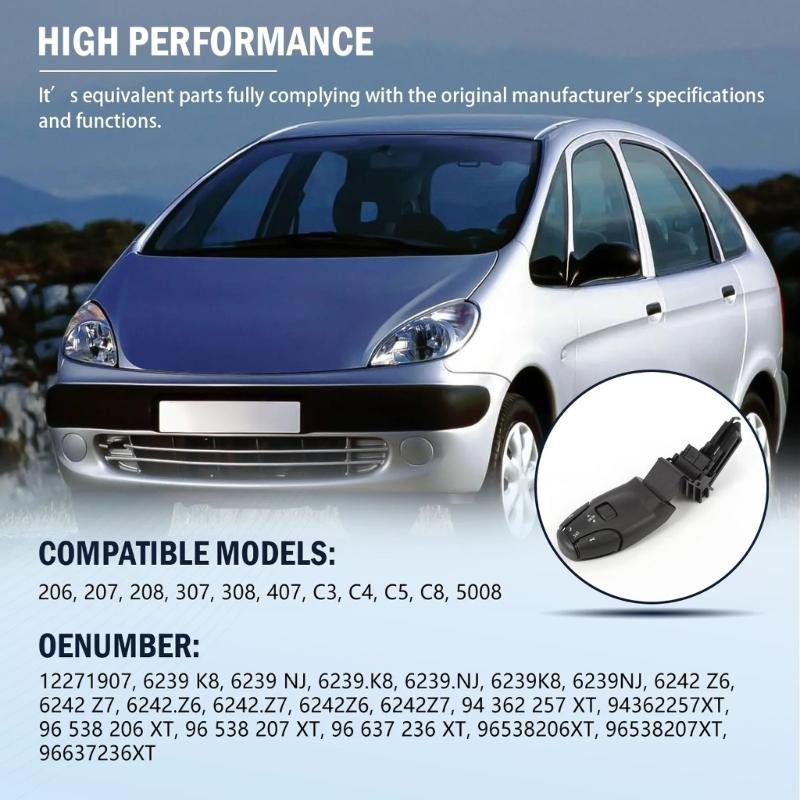 Automotive Accessories for 206 207 208 307 308 Steering Wheel Cruise Control 6239K8 6242Z6 Cruise Radio Control Switches