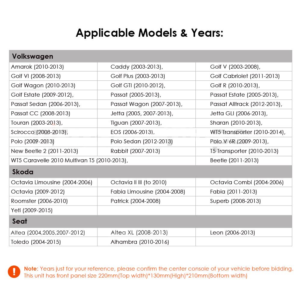 Hizpo Carplay 4G 9 pouces 2Din Android 13 Lecteur Multimédia de Voiture Pour Volkswagen Skoda Octavia Golf 5 6 Touran Passat Polo Jetta Autoradio Intelligent