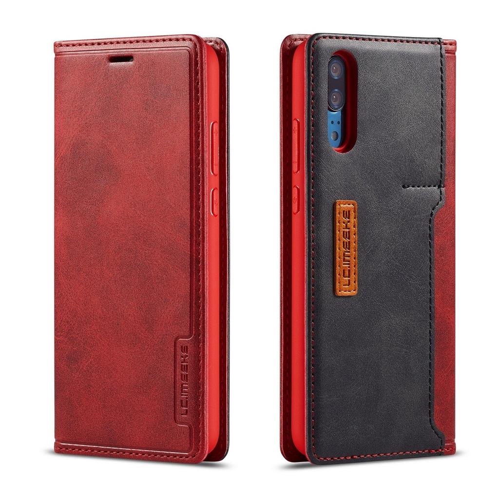 Étui Portefeuille Flip Pour Huawei P20 Pro - Cuir PU, Avec Support, Poche Pour Cartes, Neuf