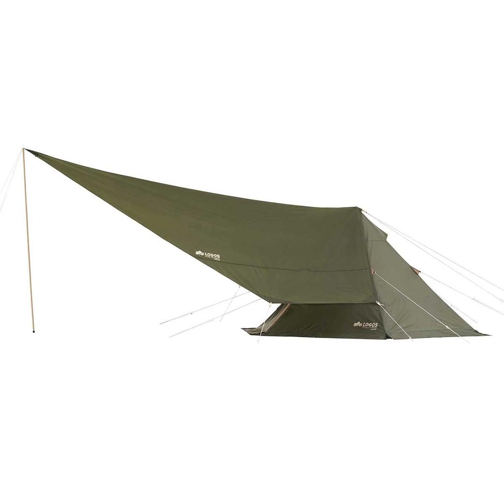 LOGOS Touring Tepee Tarp Set 71208013 Green Tent Family Tarp Tent (2023LIMITED)