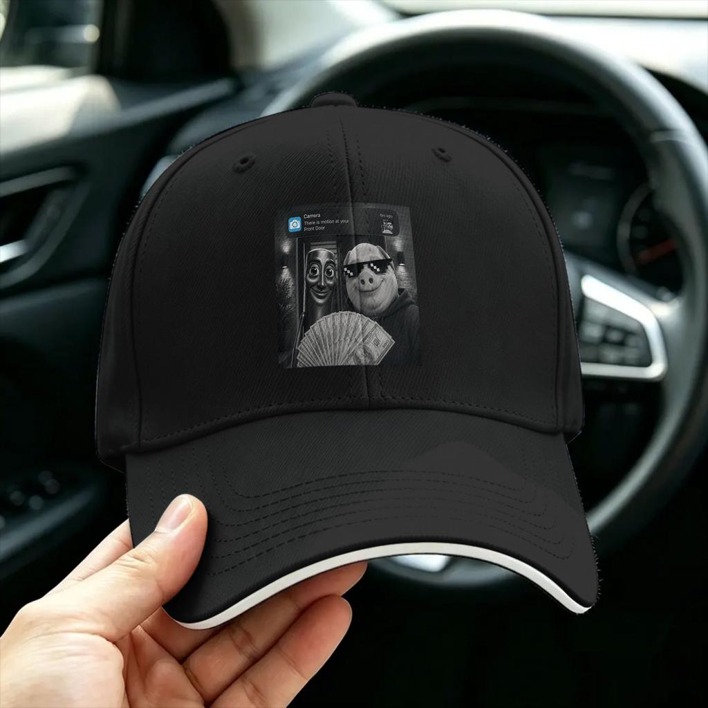 Tung Tung Tung Sahur John Pork Meme Brainrot Baseball Cap Fashion Unisex Women Hip Hop Hats Sports Baseball Caps Gift Idea