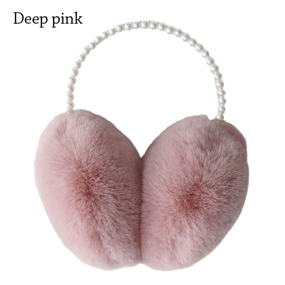 Perlen-Ohrenschützer, weich, Ohrenwärmer, Winter-Ohrenklappen, für Männer und Frauen