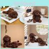 Teddy Hund Kuscheltier mit superweichem Kurzflor für Kinder und Kinder Geschenk