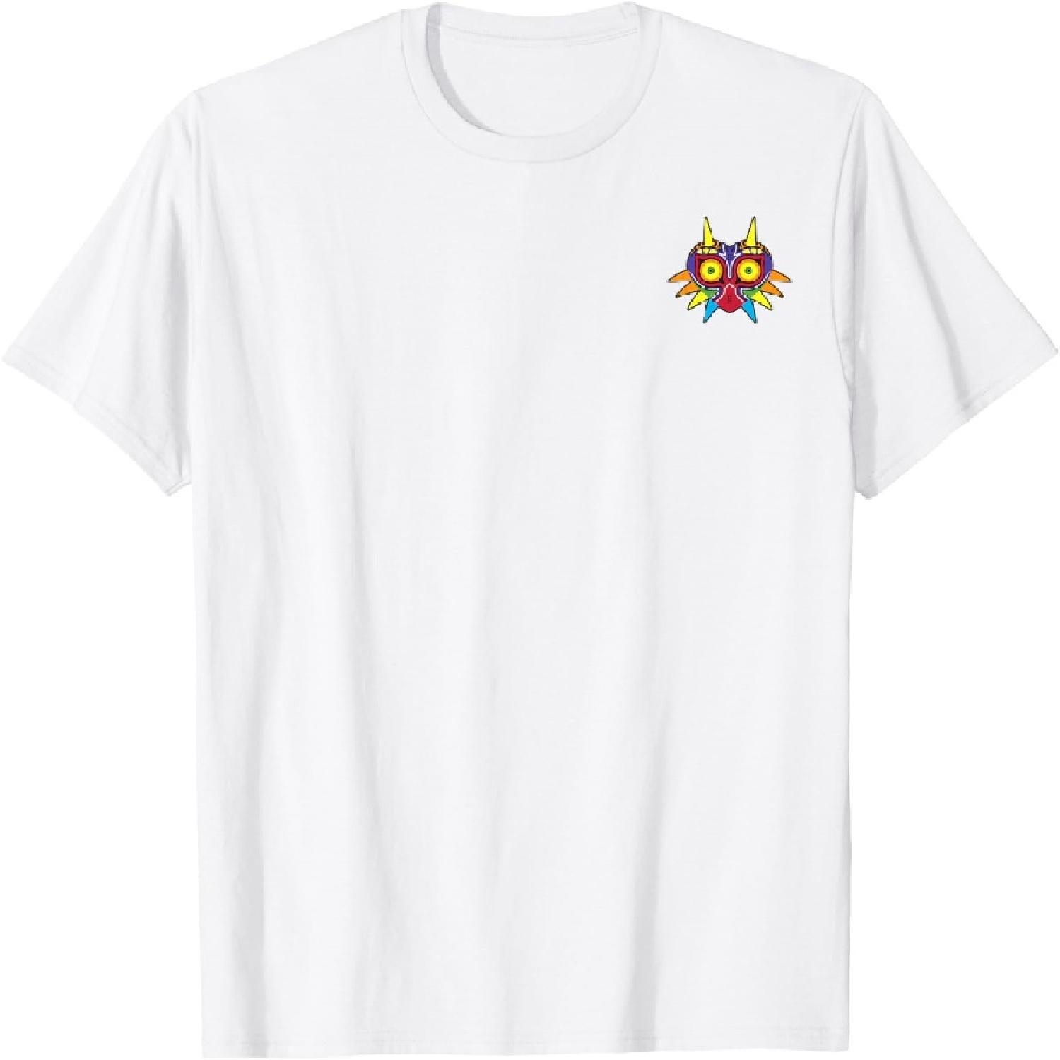 The Legend of Zelda_ Majora s Mask Faux Pocket Mask Emblem T-Shirt XXXXXL белый