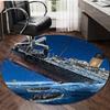 1pc Titanic1 Design Printed Area Round Carpet for Bedroom Living Room Home Decor Rugs Mat Non Slip Mat Rug for Bedside
