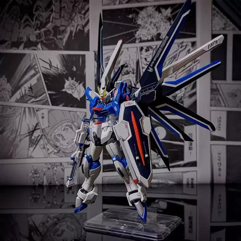 1/144 HG Scale Mecha Plastic Model Kit Xfs SEED Rising Freedom DIY Assembly Action Figure Collectible Toy Birthday Adult Gift