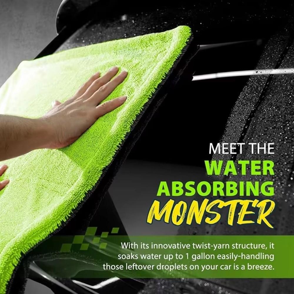 Ultra Thick High Water Absorbent Cloth Lint-Free Scratch-Proof Towel  For Vehicle Drying