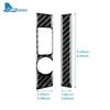 Real Soft Carbon Fiber Sticker For Seat Leon 2017 2018 2019 LHD RHD Car Side of Central Control Frame Trim Interior Accessories