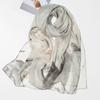 Shanghai Story New Silk Scarf Women's Spring and Summer Thin Mulberry Silk Printed Scarf Fashionable and Versatile Shawl